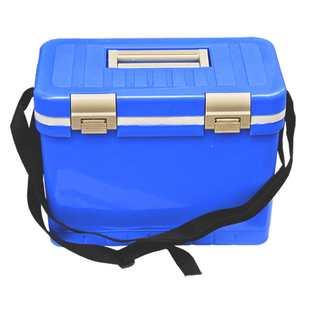 保温箱PU12L送冰盒外卖户外车载冰箱便携手提医用冷链运输冷藏箱