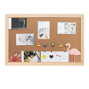 珍腾木框软木板照片墙板宣传墙幼儿园学校主题墙展示板定制公告宣传栏画室美术作品展示墙挂墙通知告示板钉板