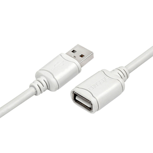 秋叶原usb延长线 USB2.0公对母数据线1米3m5米2键盘鼠标优u盘连接打印机网卡电视电脑车载接口转接加长线