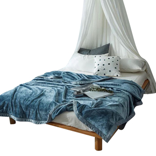 出口美国冬季法兰绒床单毛毯被子单人双人珊瑚绒毯子加厚加绒床单