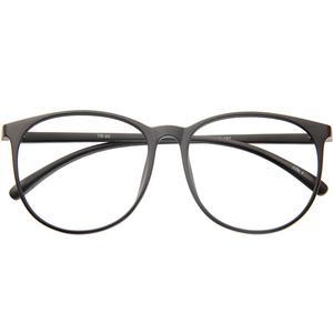 tr90近视眼镜女男有度数眼镜框复古大框装饰眼镜防辐射变色平光镜