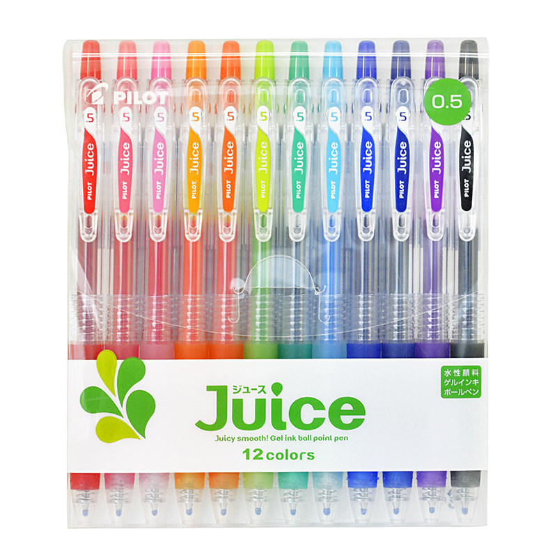 百乐进口juice手帐彩色中性笔