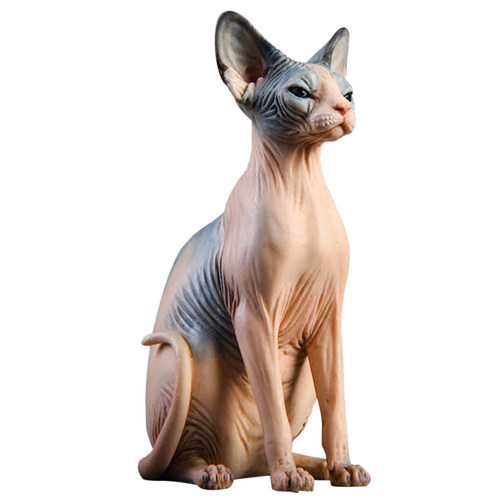 【JXK】正品  加拿大无毛猫 斯芬克斯猫家居车载摆件潮玩手办