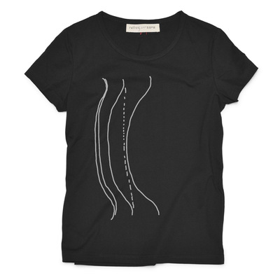 nothing.cn生活产品/女款短袖T恤/流星、彩点、婴儿蓝/ BOW系列-f