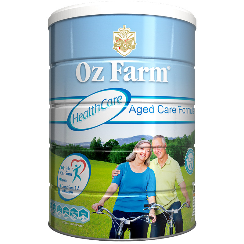OzFarm中老年低糖低脂高钙奶粉澳滋糖尿老人营养品低GI无蔗糖900g