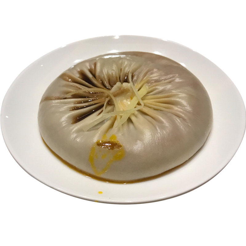 舌尖上的中国正宗靖江特产蟹黄大汤包6只蟹粉灌汤包现做顺丰包邮