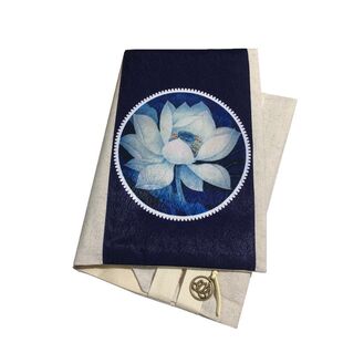 古风仿真丝布艺书衣hobo余白手账本书皮布书套A5A6B5可调节书皮布