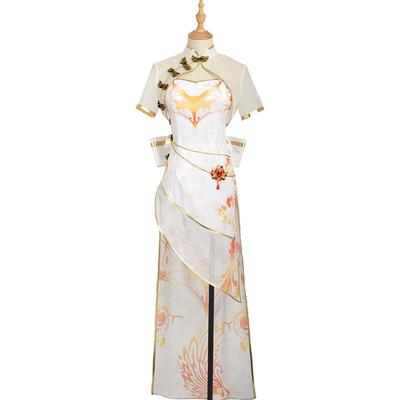 初音mikucos服旗袍cosplay金丝雀