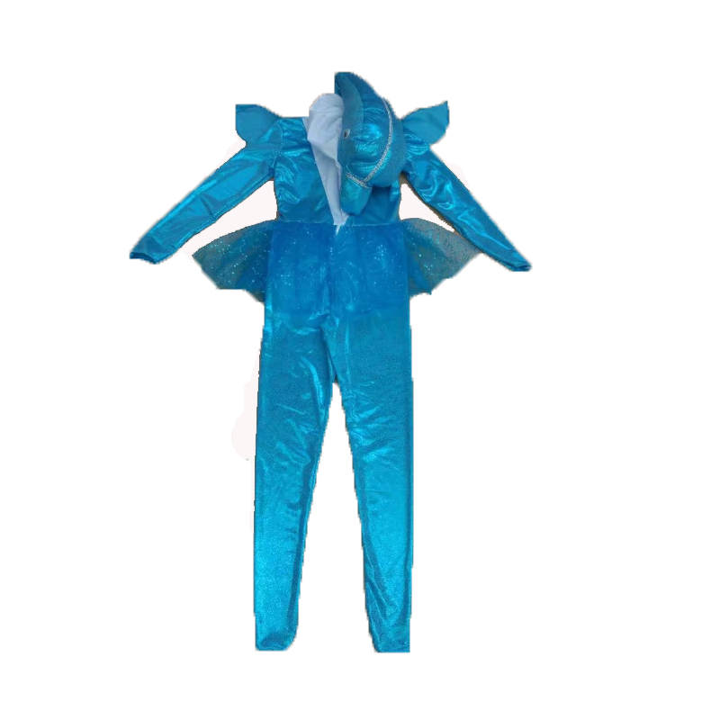 第九届小荷风采我与小蓝鲸有个约定儿童演出表演服元旦新款舞蹈服