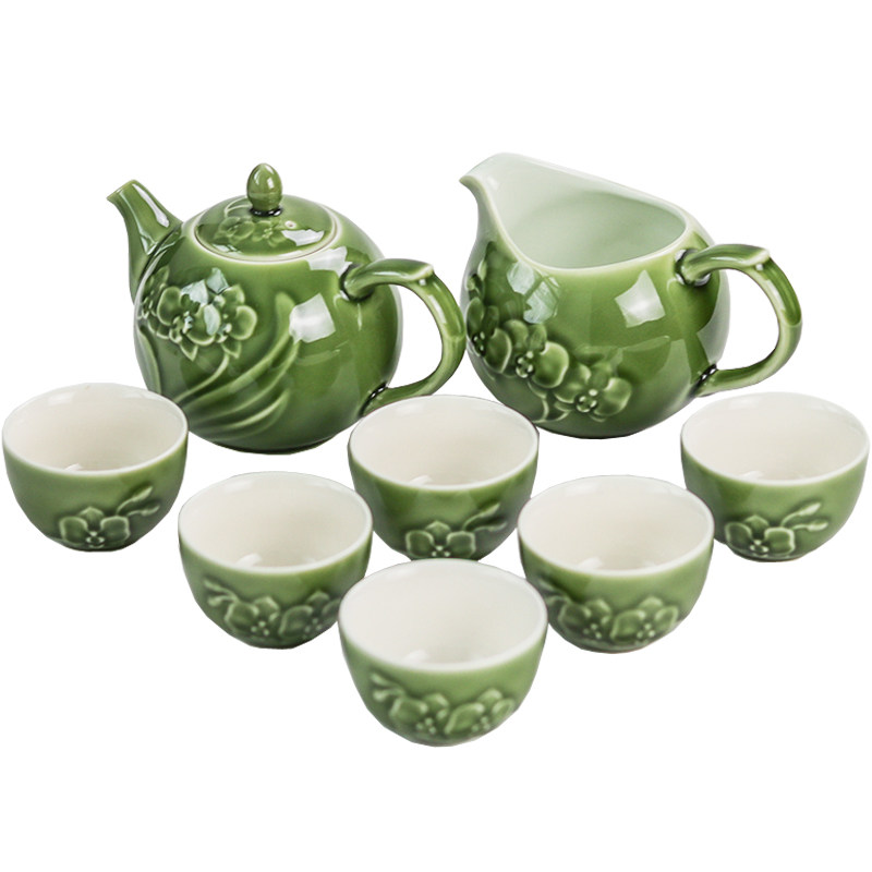 乾唐轩古典文艺风陶瓷功夫泡茶具