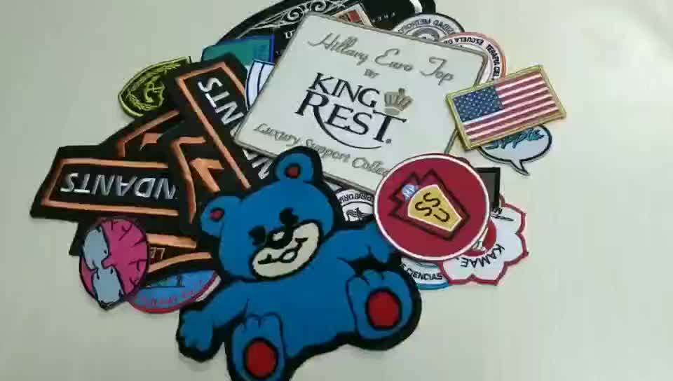 Custom 100 Polyester School Uniform Iron On Embroidery Patch Buy