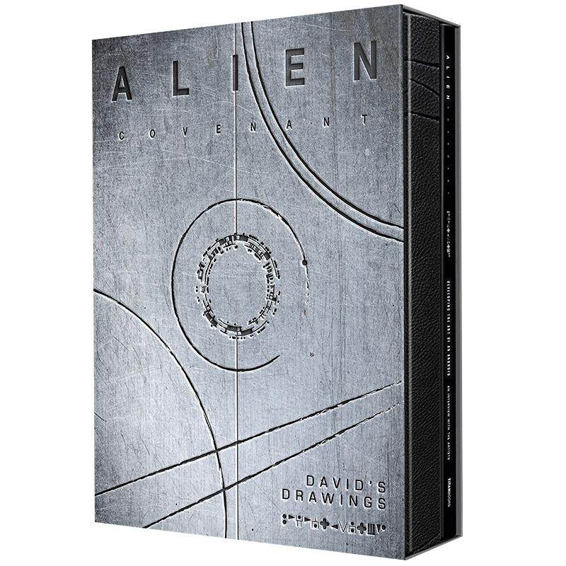 现货 异形契约:大卫手稿 英文原版 Alien Covenant: David's Drawings 外星生物艺术设计手绘 2册精装套装