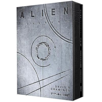 预售 异形契约:大卫手稿 英文原版 Alien Covenant: David's Drawings 外星生物艺术设计手绘 2册精装套装