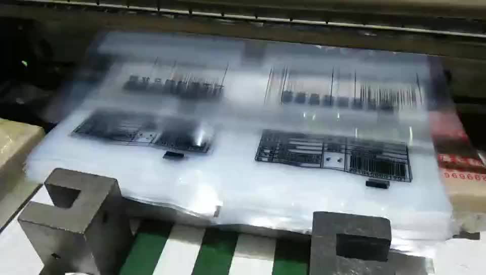 Laminated 3 Side Seal Bag Plastic Custom Printed Pa/pe Vacuum Heat Seal