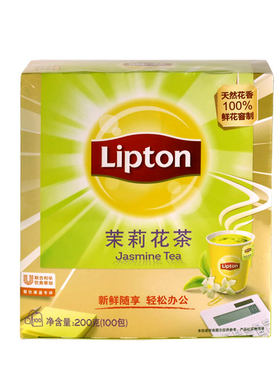 清香茉莉花茶立顿袋泡茶