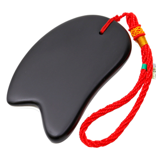 正品天然泗滨砭石刮痧按摩板套装面腿背部全身通用非牛角玉石包邮