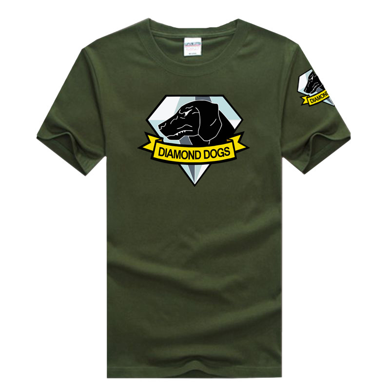 合金装备钻石狗纯棉T恤 合金装备BIG BOSS钻石狗纯棉T恤ac92