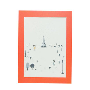 儿童画a3a4简易纸画框厚卡纸美术裱框水粉水彩画8开装裱相框挂墙