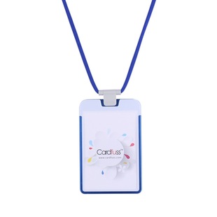 卡富仕大号装A7吊牌卡套抗干扰工作证防消磁门禁卡套金属工作牌挂牌带卡夹圆绳挂绳员工会议证铝合金胸牌定制