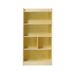 实木自由组合书柜松木书架儿童玩具柜带门学生书柜简约收纳柜书橱