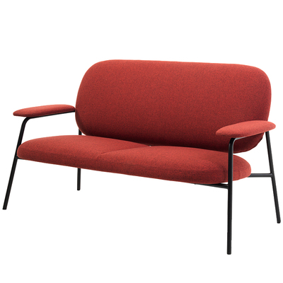 休闲沙发椅布艺意式极简