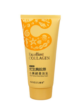 骨胶原蒽菲小黄裙香体乳全身防干