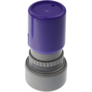 光敏印订制印章蓝紫色姓名印章中英文章长条签字章logo章刻QC印章