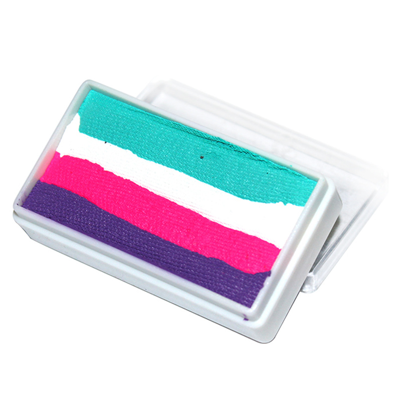 蝶妝水溶性速干人體彩繪顏料兒童臉彩膏rainbow cakes face paint