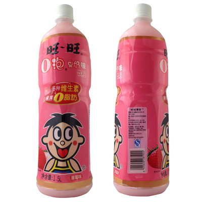 旺旺0果奶草莓味1.5乳饮料营养