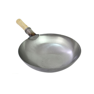 老式铁锅无涂层铁锅家用铁炒锅厨师饭店专用大马勺炒锅炒菜锅炒勺