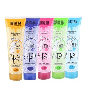 6瓶装400克香薰精油沐浴盐去角质祛痘牛奶洗浴盐洗澡盐盐浴