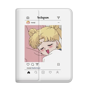 ipadpro11保护套新款休眠卡通美少女适用苹果全面屏双面夹pro12.9英寸外壳磁超薄智能2020第四代创意12寸皮套