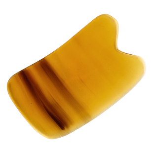 黑牛角刮痧片薄款面部刮板背部刮痧养生馆刮腿身体板按压出痧快