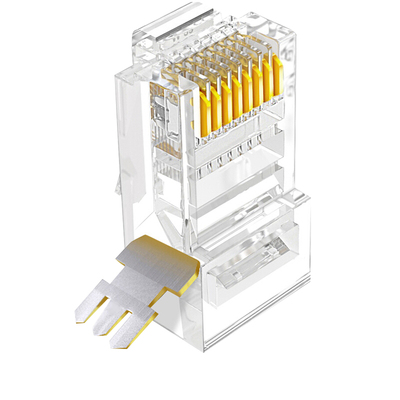 山泽超五类水晶头镀金款WL5100