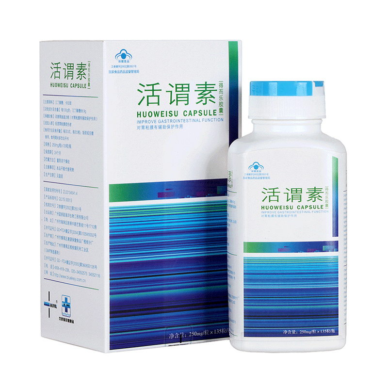 活謂素 牌得而樂膠囊 250mg/粒*135粒/瓶*6盒套餐