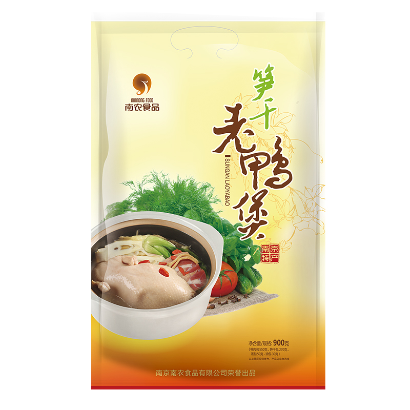 南京特产南农笋干老鸭煲900g酱熟食