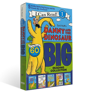 I Can Read 一阶段 Danny and the Dinosaur 英文原版绘本分级阅读12册 ICanRead汪培珽书单 4-8岁儿童少儿英语 丹尼和恐龙