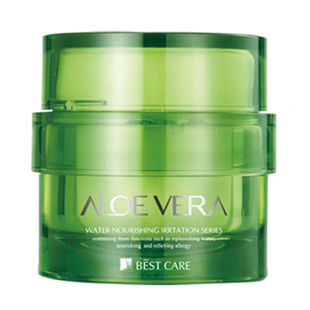 碧斯芦荟透肌舒柔水分霜45g清爽保湿补充肌肤水分