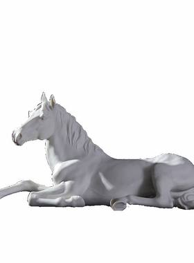 德化陶瓷手工雕塑宁静致远摆件