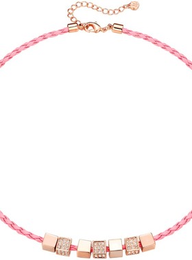 伊泰莲娜项链女饰品方块配饰吊坠