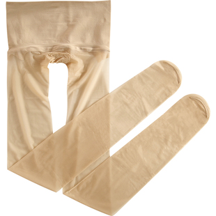 3条装360度全无痕无缝天鹅绒连裤袜5D超薄哑光任意剪深航连脚丝袜