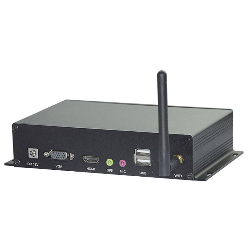 4G网络远程广告机播放器控制系统多媒体信息发布盒子电视分屏VGA