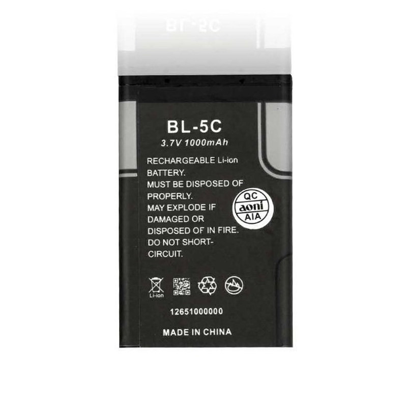 适用BL-5C诺基亚手机锂电池3100 5130插卡小音箱收音机bl5c电池