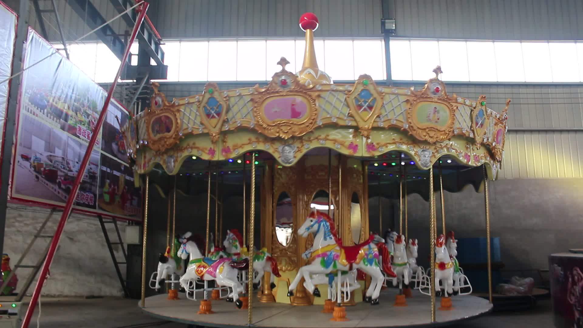 Amusement Park Equipment Commercial Kids Carousel Carnival Ride Used