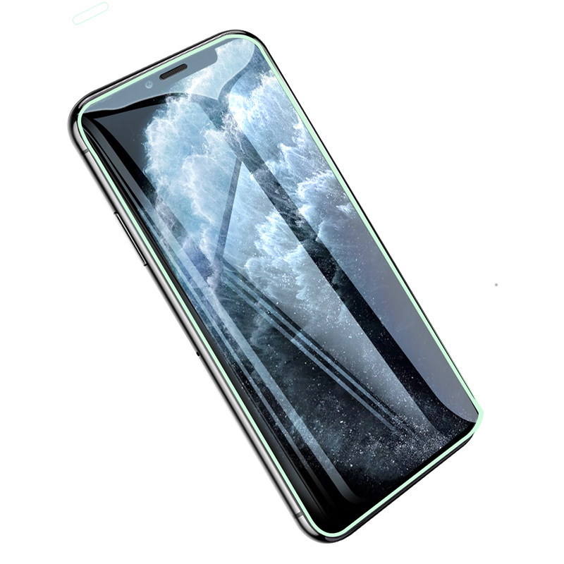 苹果防指纹iphonexr全覆盖夜光膜