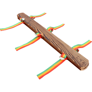 三人四人多人趣味运动会道具同舟共济木板鞋齐心竞速游戏三人两足