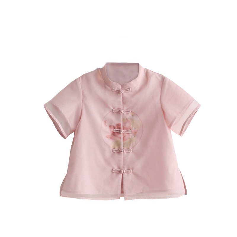 女童汉服夏装中国风复古民族服装