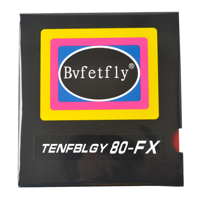 乒乓球拍胶皮80FX高粘乒乓球胶皮高弹海绵威蝶尔大巴反胶套胶正品