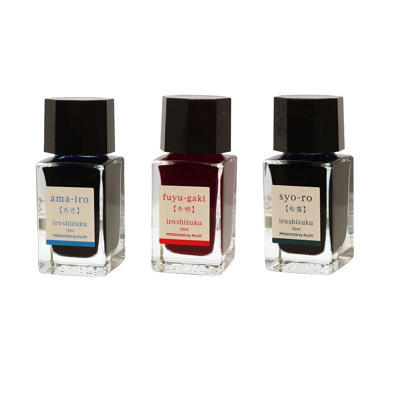 现货日本新款进口百乐Pilot色彩雫Iroshizuku Mini Ink24色墨水