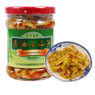 湖南江华特产酸辣小竹笋香油小山笋香辣脆笋苦笋下饭菜永州特产